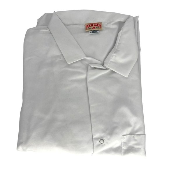 Red Kap Lab Coat Unisex White 80/20 KP70WH5 Size 4XL Never Worn - Picture 1 of 4